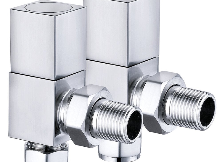 Cubic Radiator Valves (pair)